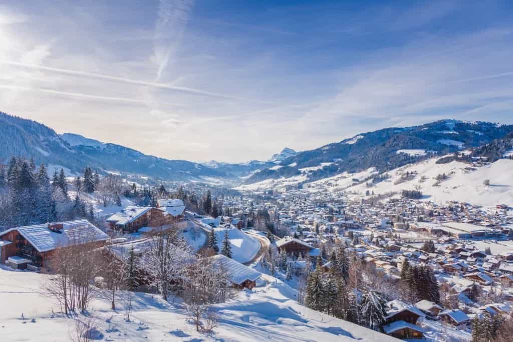 Coucher de soleil sur Megève – Agence immobilière Homebooker
