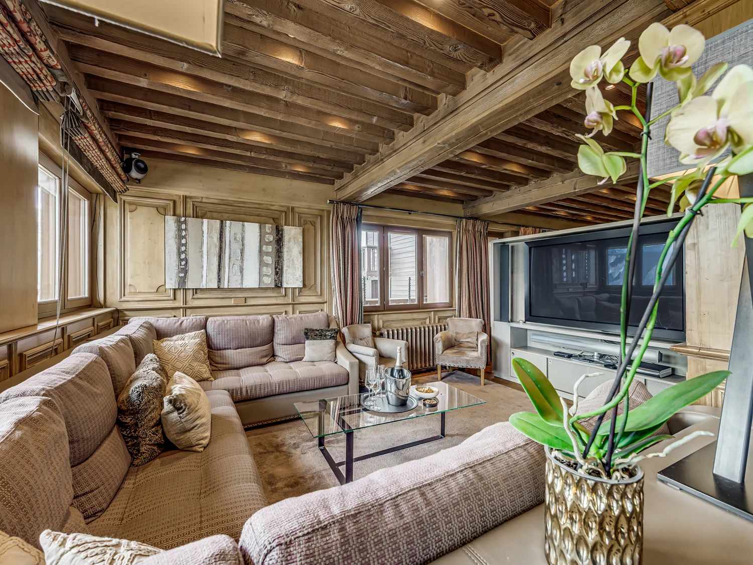 Location Chalet Panorama Courchevel photo - 1