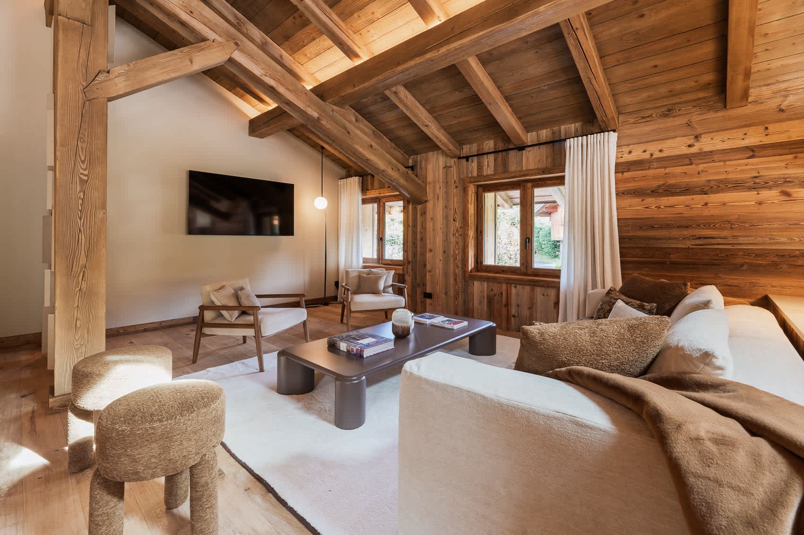 Rental Chalet Wood Megève photo - 3