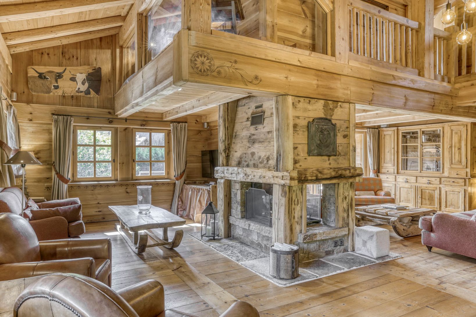 sale chalet Chalet Côte 2000 - Renovated farmhouse 345 m² for sale Megève 547 m²