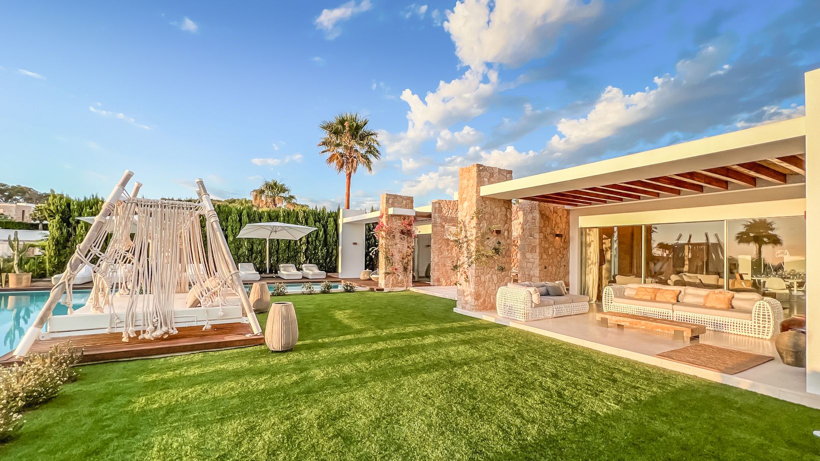villa domaine privé ibiza à louer 