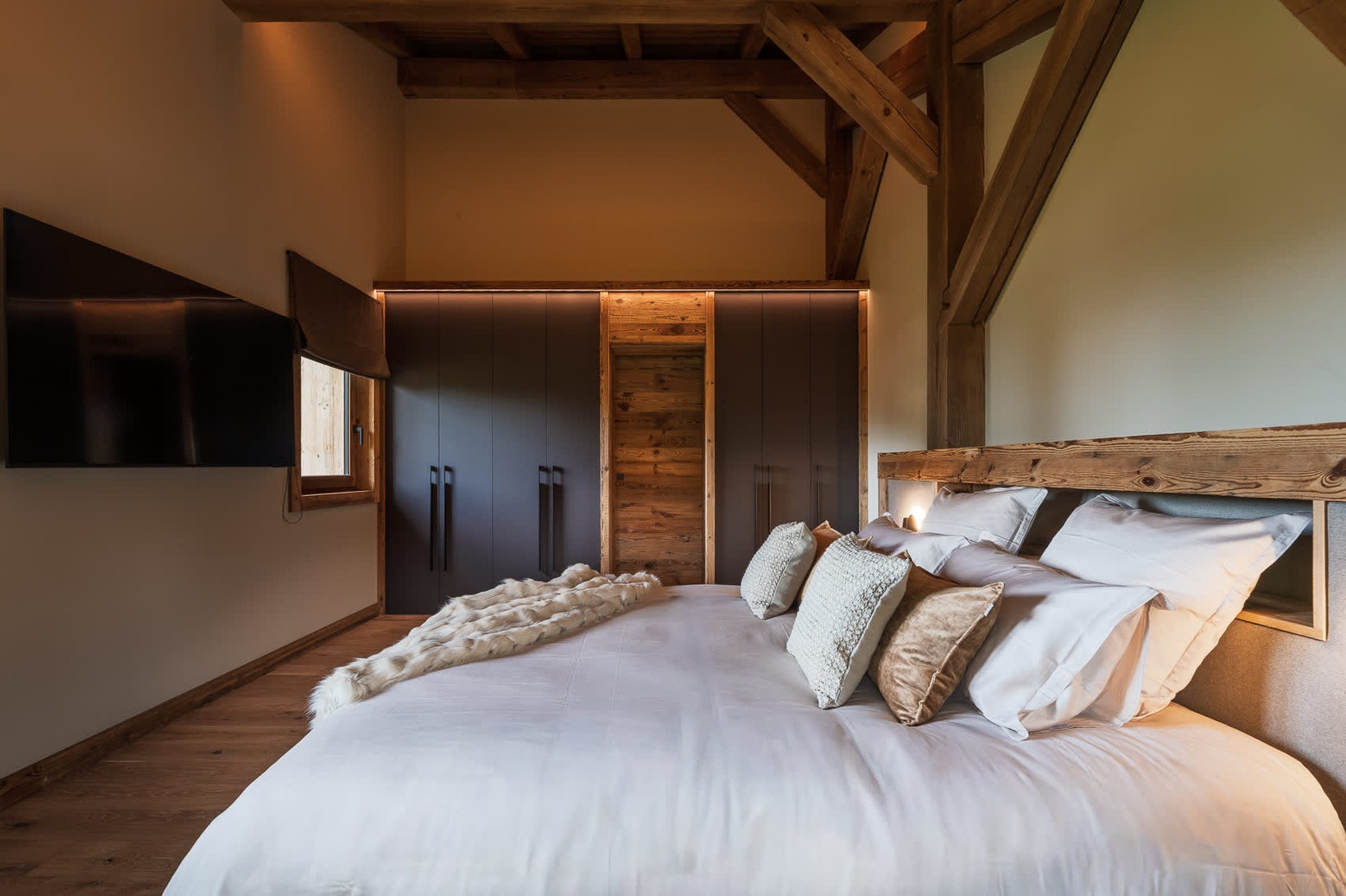 Rental Chalet Wood Megève photo - 11